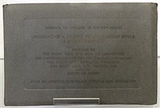 America to Ireland in Sixteen Hours. Unveiling of a Statue to Mr F. Henry Royce, a living engineer.