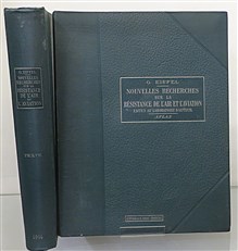 Nouvelles Recherches Sur La Resistance De L'Air Et L'Aviation Faites Au Laboratoire D'Auteuil Two Volumes Texte And Atlas 