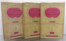 The War Speeches Of The RT Hon Winston S. Churchill First Edition in three volumes 