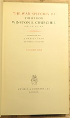 The War Speeches Of The RT Hon Winston S. Churchill First Edition in three volumes 