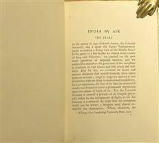 India by Air First Edition Signed 
