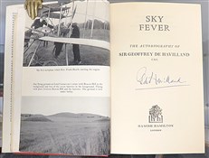 Sky Fever The Autobiography of Sir Geoffrey De Havilland Signed First Edition