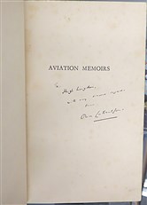 Aviation Memoirs including Australia And Back And Other Record Flights Signed
