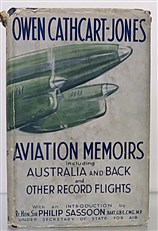 Aviation Memoirs including Australia And Back And Other Record Flights Signed