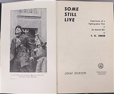 Some Still Live. Experiences of a Fighting-plane Pilot in the Spanish War 