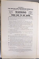 Red Books of the British Fire Prevention Committee No 240 Air Raid Damage in London Being A Record Of The Effect Of Aircraft Attack 