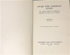 Over the German Lines
