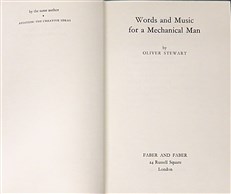 Words and Music for a Mechanical Man