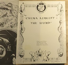China Airlift The Hump China's Aerial lifeline The beginning of the China Burma India Hump Pilots Association Four Volume Set 