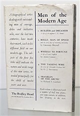 A.V. Roe A biography of Sir Alliott Verdon-Roe. Signed. Men of the Modern Age: 7 