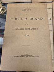 Rare 1920–1931 Canadian Air Board & RCAF Annual Reports – Complete Early Run