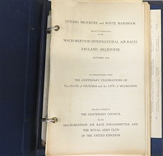 MacRobertson International Air Races October 1934
