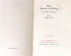 Mary Duchess of Bedford (2 Volumes)