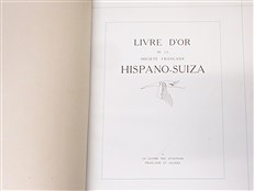 Livre d'Or de la Societe Francaise Hispano-Suiza