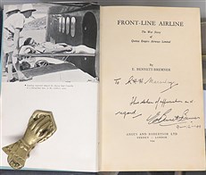 Front-Line Airline The War Story Of Qantas Empire Airways Limited Signed 
