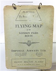 Flying Map of the London Paris Route