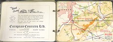 Flying Map of the London Paris Route
