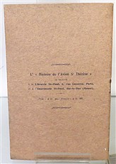 Histoire de l'Avion Soeur Therese 1917-1918