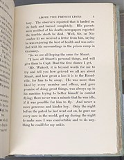 Above The French Lines. Letters of Stuart Walcott, American Aviator: July 4 1917, To December 8, 1917