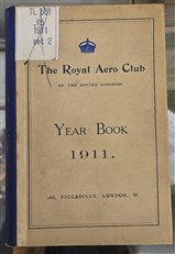The Royal Aero Club 1st handbook 1st Issue 1910 - 1914 Five Handbooks