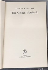 The Golden Notebook By Doris Lessing Signed by the Author 