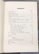 The Manchester Aero Club Associated With The Royal Aero Club of The United Kingdom. Year Book 1910-1911