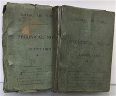 Royal Air Force Technical Notes Aeroplanes A-L & M-Z Two Volumes 