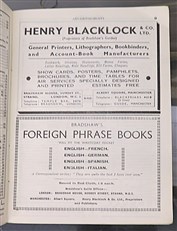 Bradshaw's International Air Guide November 1934 Original Copy