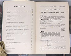 Specification Of Rolls-Royce 360 Horse Power Aero Engine November 1920