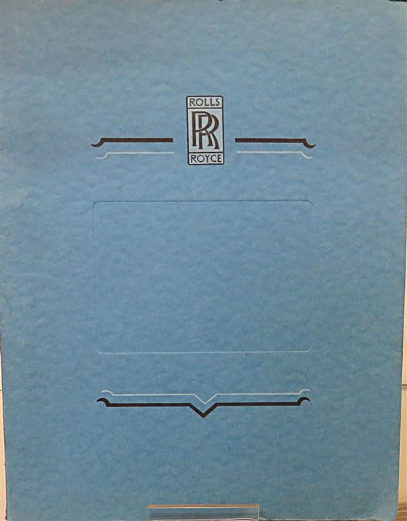 Rolls-Royce Service Memorandum The V-1650-3 Engine