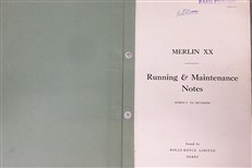 Rolls-Royce Aero Engines Merlin XX Running and Maintenance Notes
