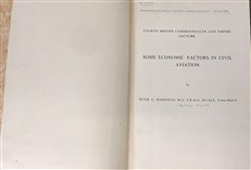 Some Economic Factors in Civil Aviation (Signed)