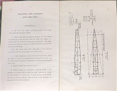 Erecting and Aligning Avro Biplanes Type 504 (Inscribed by a previous owner)