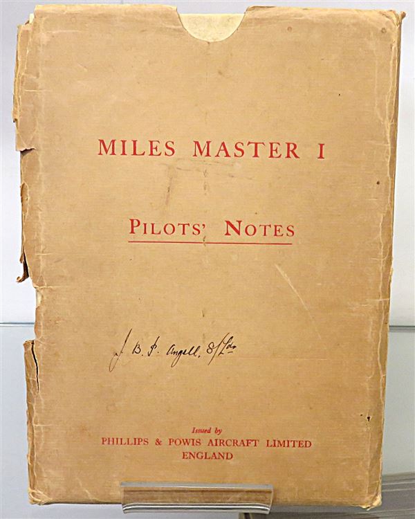 Miles Master I Pilots' Notes