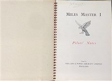 Miles Master I Pilots' Notes