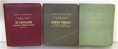 Set of 12 Original De Havilland Aircraft Manuals