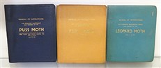 Set of 12 Original De Havilland Aircraft Manuals