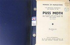 Set of 12 Original De Havilland Aircraft Manuals