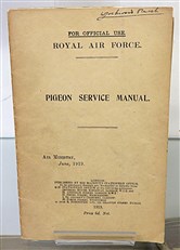 Royal Air Force Pigeon Service Manual