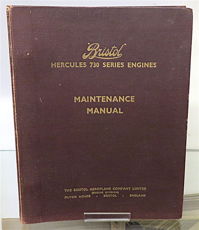 Bristol Hercules 730 Series Engines Maintenance Manual