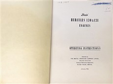 Bristol Hercules 130 & 131 Engines Operating Instructions