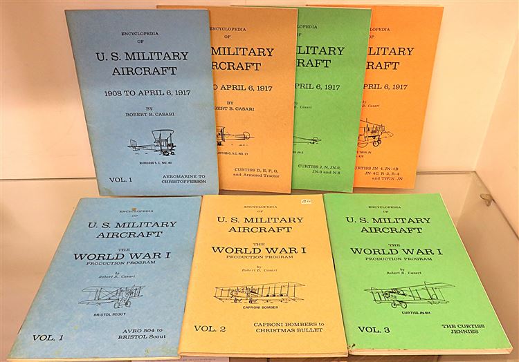 Encyclopedia of US Military Aircraft Parts I and II (7 Volumes)