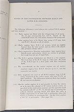 B.R.2. Aero Engine Preliminary Instruction Book. Ministry of Munitions Technical Department Aircraft Production H.B. 803