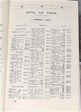 The Royal Air Force List April 1918