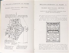Salmson Aero Engines Canton-Unne System Working Instructions