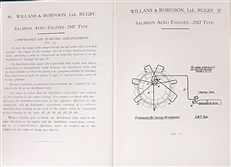 Salmson Aero Engines Canton-Unne System Working Instructions