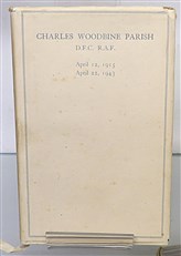 Charles Woodbine Parish D.F.C. R.A.F. (Signed by his Father)