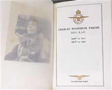 Charles Woodbine Parish D.F.C. R.A.F. (Signed by his Father)