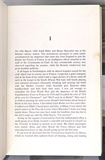 Strange Intelligence From Dunkirk to Nuremberg Signed 