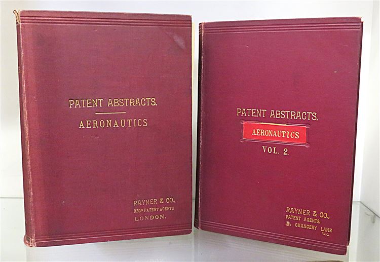 Patent Abstracts: Aeronautics (2 Volume Set, Signed by C. G. Grey)